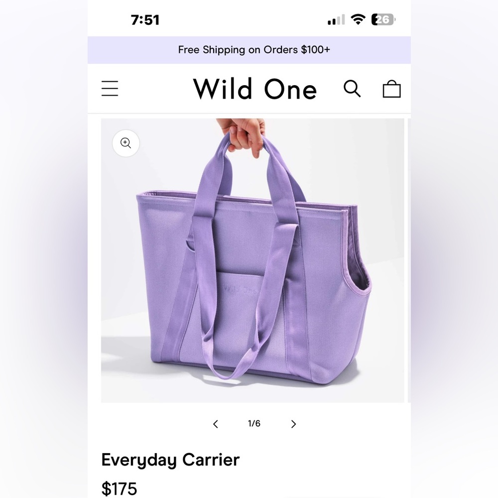 Wild One pet Carrier